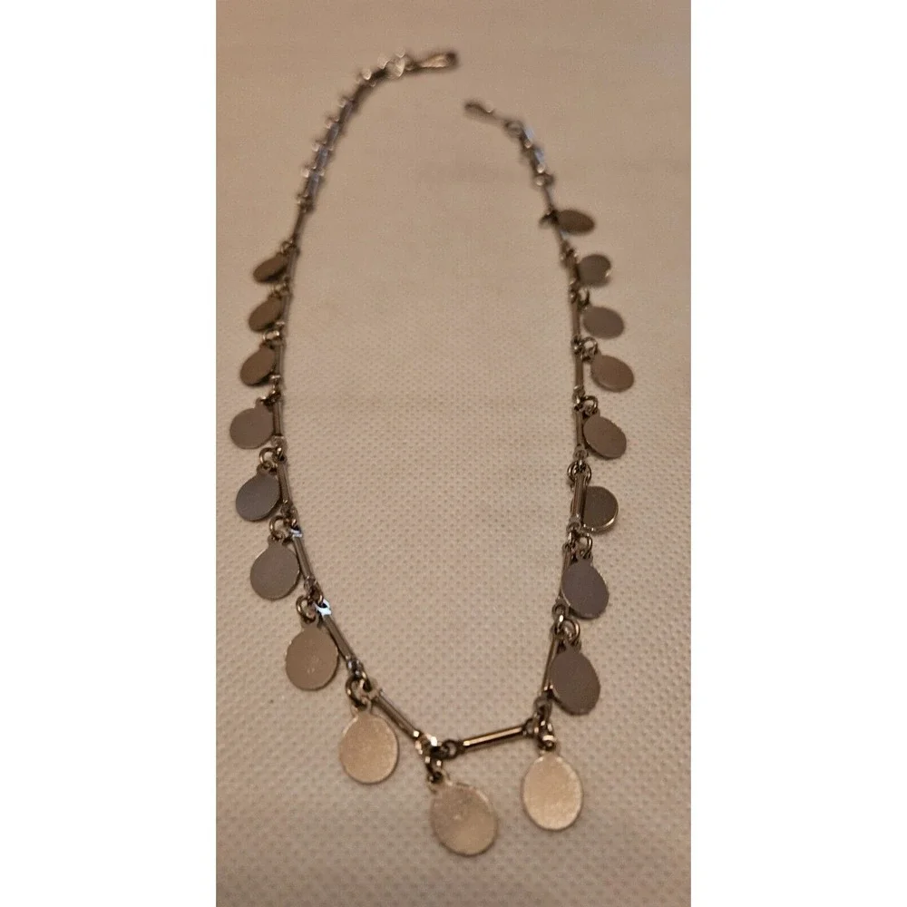 Vintage‎ COROCRAFT CORO CORO CRAFT 16 inch Silver Tone Necklace